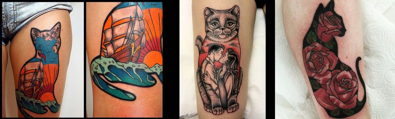 Instagram@fedeliallalineatattoostudio(左)、marcodroh(中)、summerheathtattoo(右)